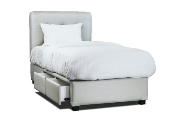 Quest King Single Bed Custom Upholstered 3