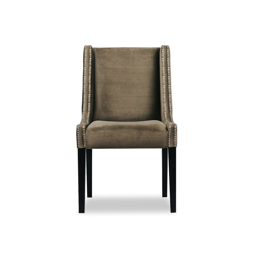 Louise Dining Chair Custom Upholstered Designer Fabric 1
