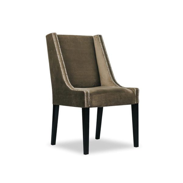 Louise Dining Chair Custom Upholstered Designer Fabric 2