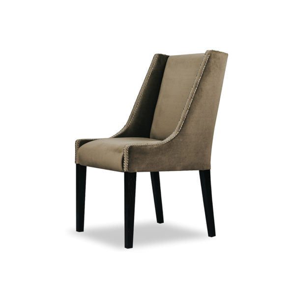 Louise Dining Chair Custom Upholstered Designer Fabric 3