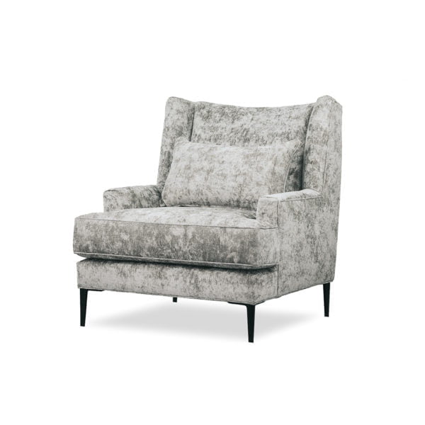 Luna Occasional Chair Upholstered Custom Designer Fabric 2