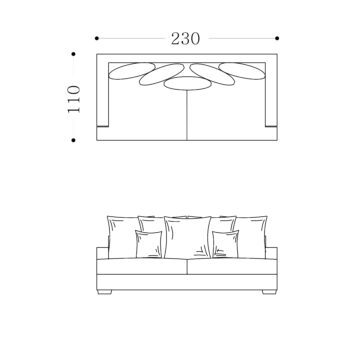 Ronda 3 Seater Sofa