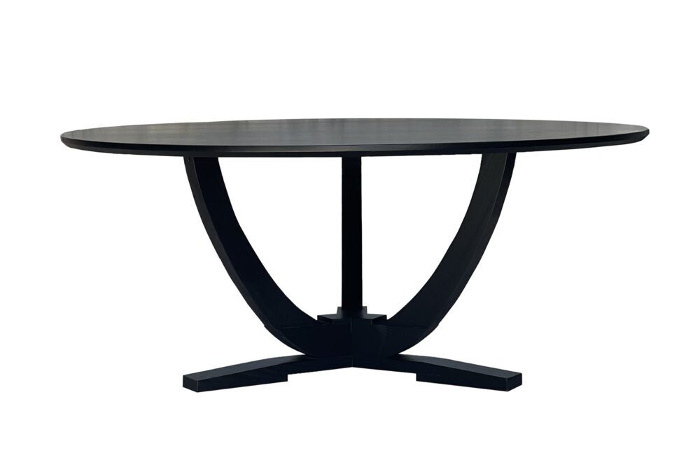 AUDREY Round Dining table in custom Australian timber 1