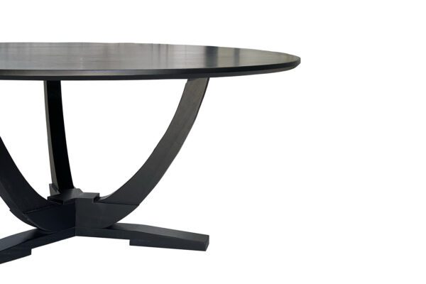 AUDREY Round Dining table in custom Australian timber 3